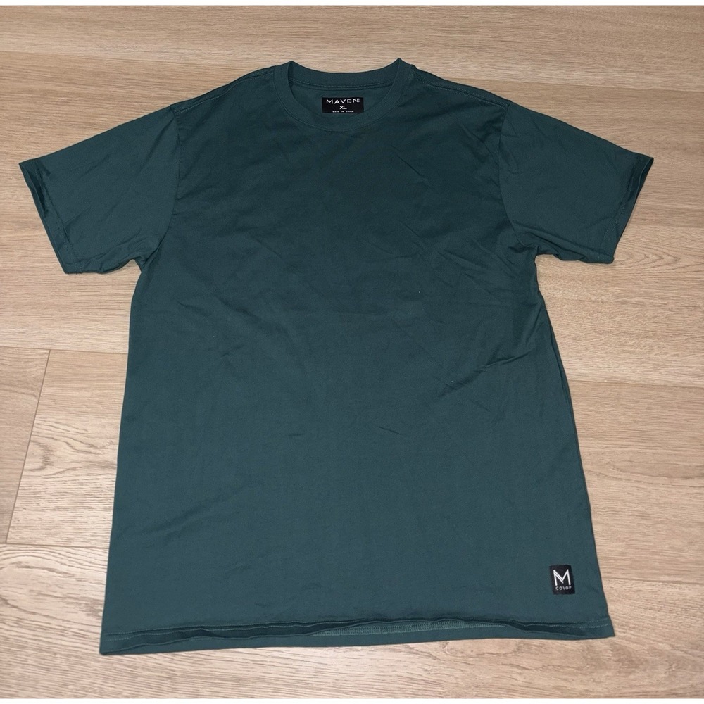 Maven Men's Green Short Sleeve Tee Shirt XL